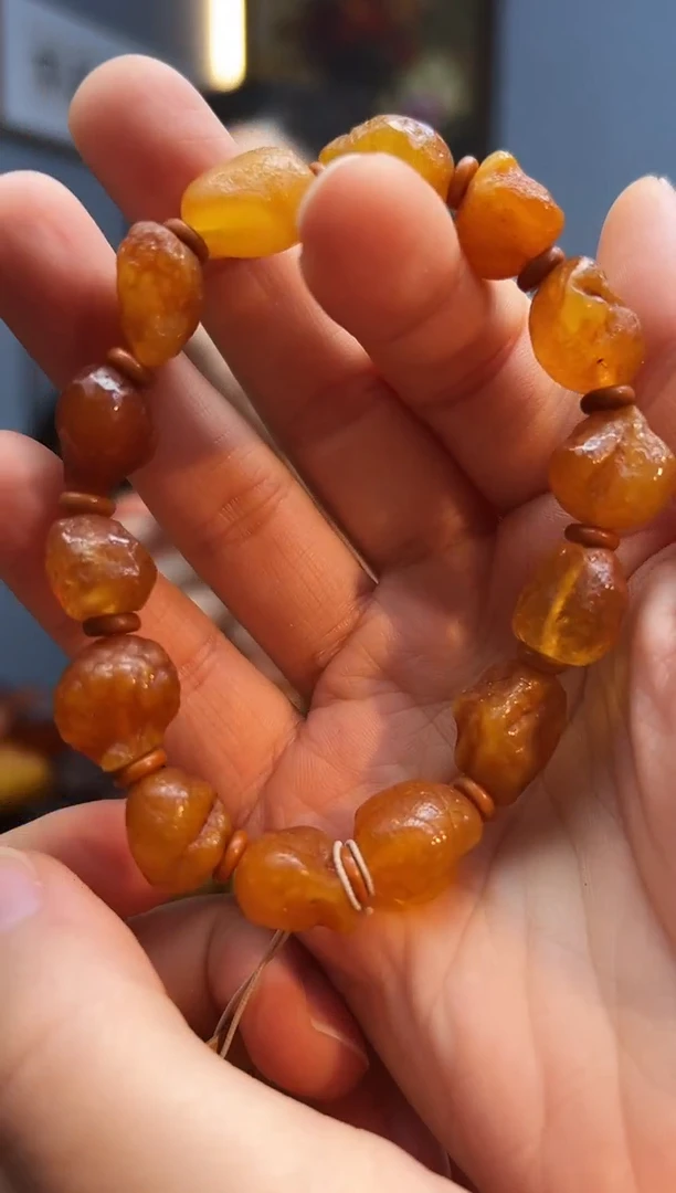 手链琥珀未镶嵌手串