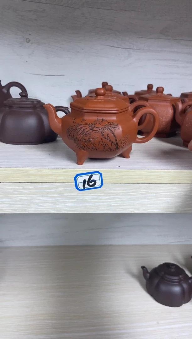 茶壶紫砂發****8朱泥大彬如意