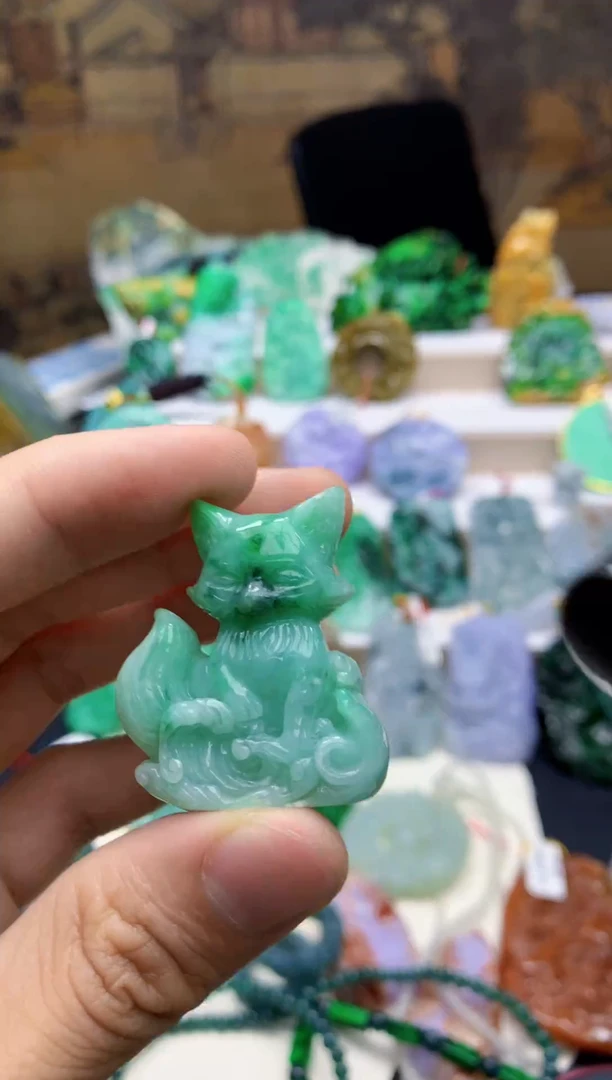 颈饰未镶嵌翡翠天然A货翡翠