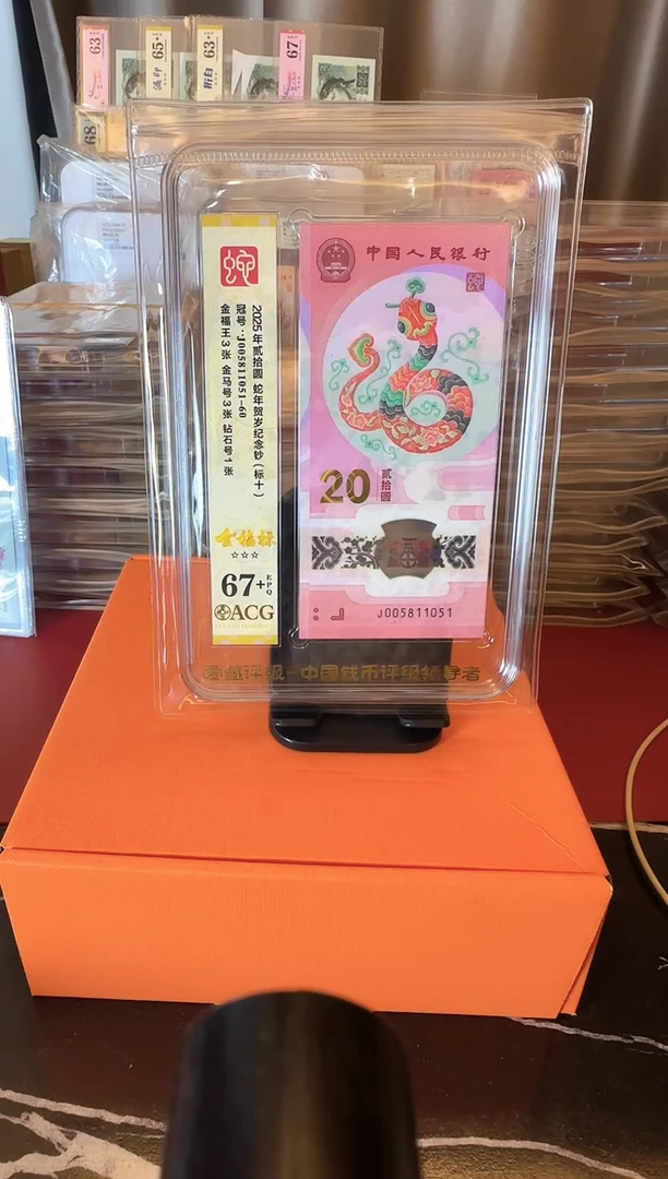 塑料2025 蛇钞爱藏标十 如图