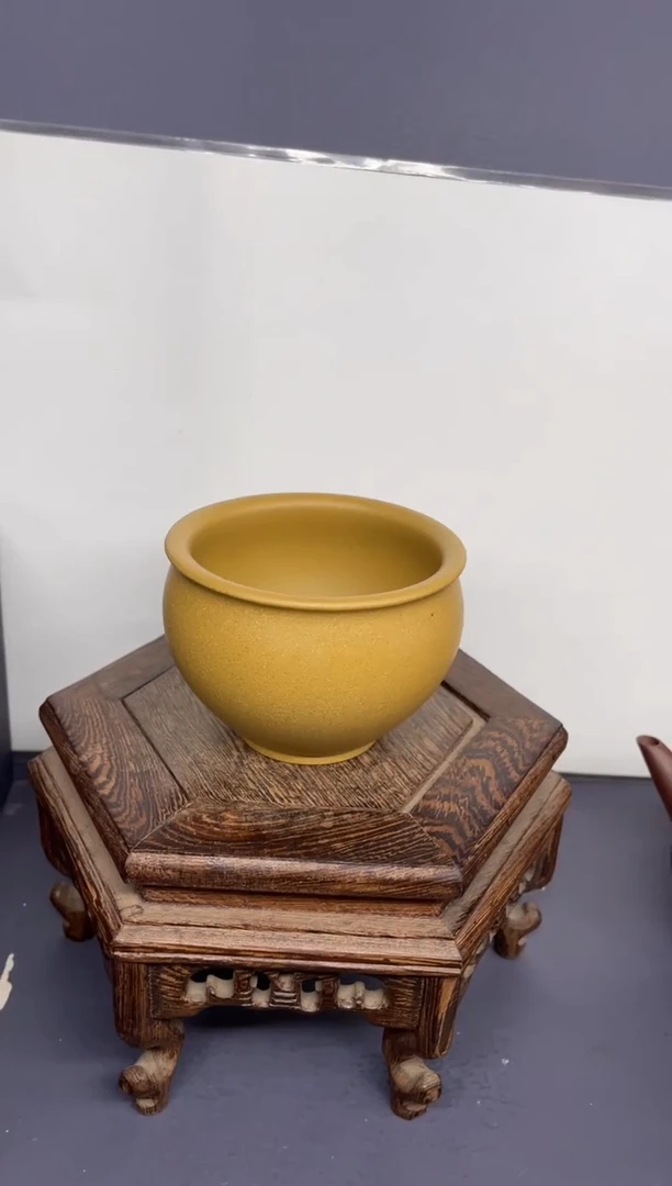 茶壶紫砂黄金段 圆融杯