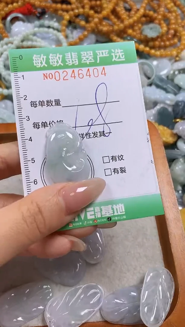 翡翠未镶嵌颈饰闪购0246404