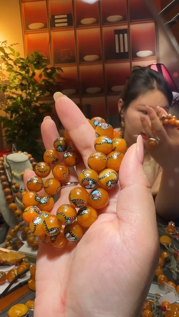 蜜蜡颈饰未镶嵌3741选择多样性发货其中一件