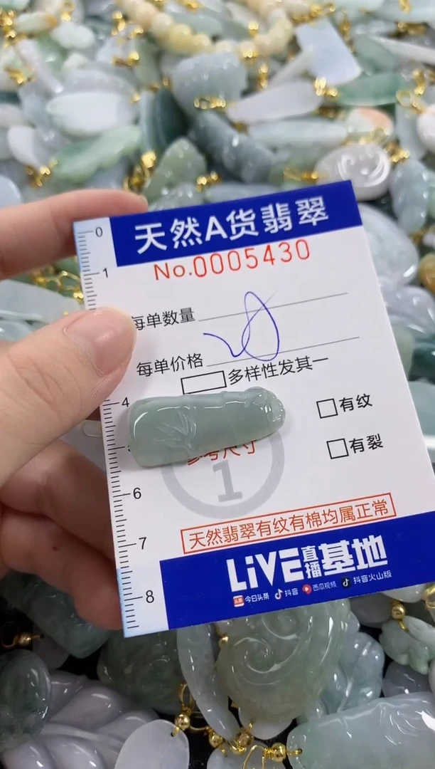 颈饰未镶嵌翡翠天然A货翡翠