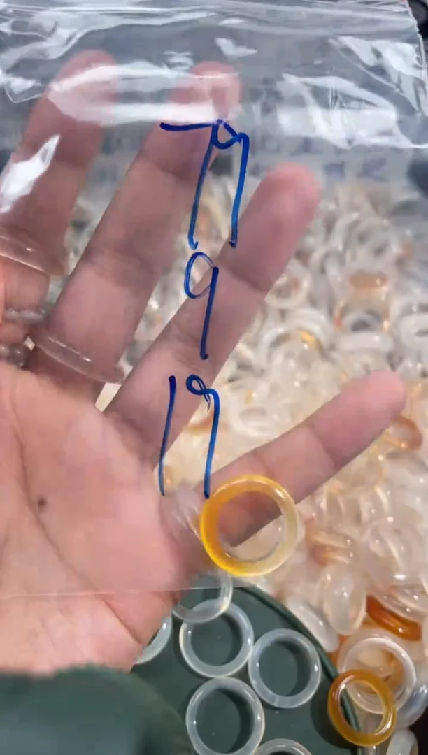玛瑙/玉髓戒圈未镶嵌79