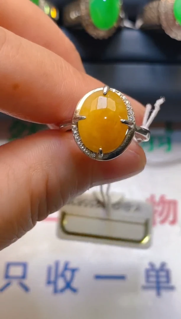 【闪购商品】翡翠耳饰银S925镶嵌天然A货翡翠1