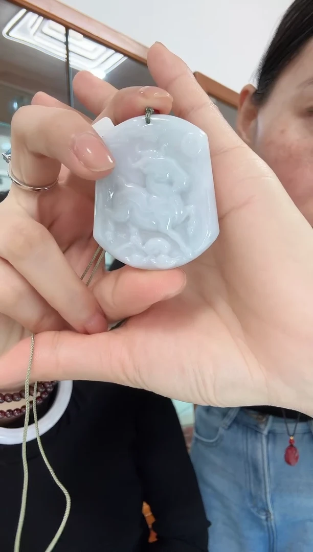 颈饰未镶嵌翡翠生肖羊