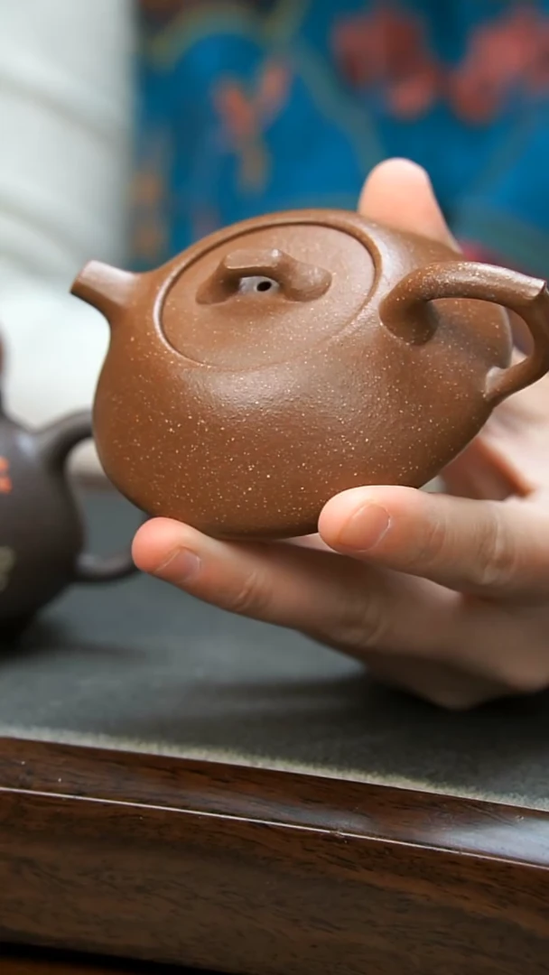 【闪购商品】紫砂茶壶光素石瓢壶微瑕110cc