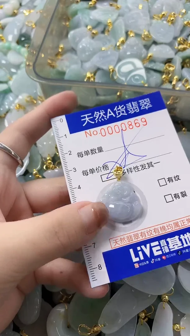 颈饰未镶嵌翡翠天然A货翡翠