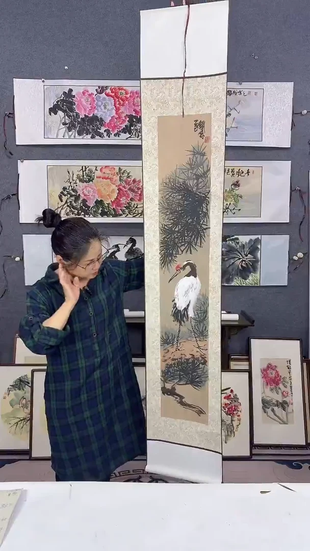 国画175*32吴铁成作品