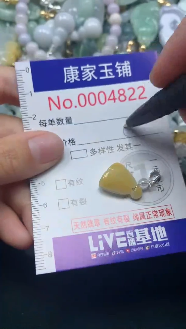 颈饰未镶嵌翡翠4822