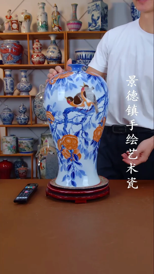 现代景德镇手工手绘陶瓷摆件38