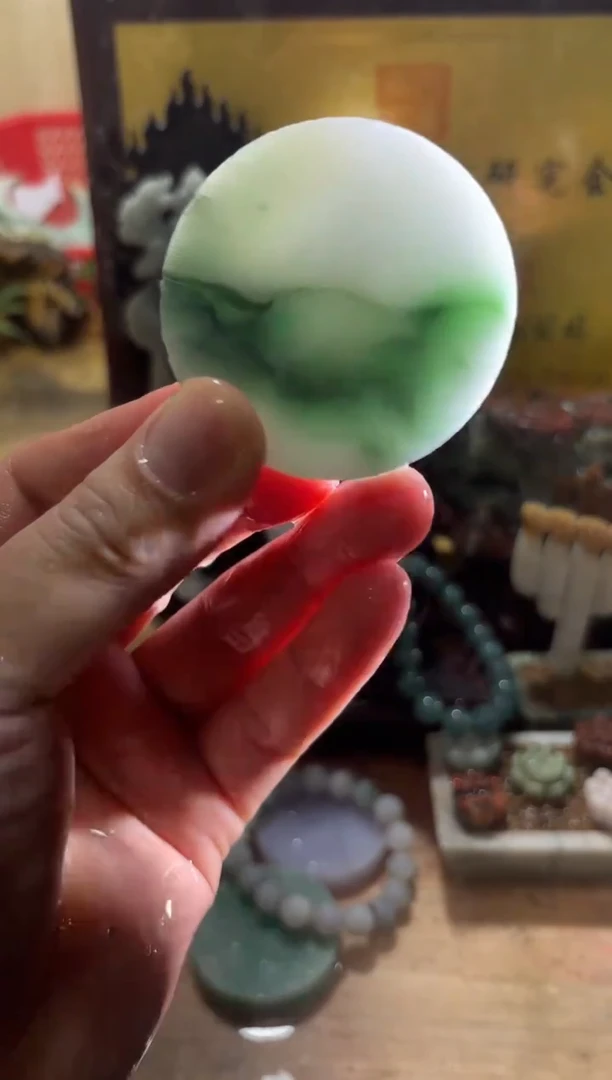 未镶嵌挂件翡翠A货常星7927