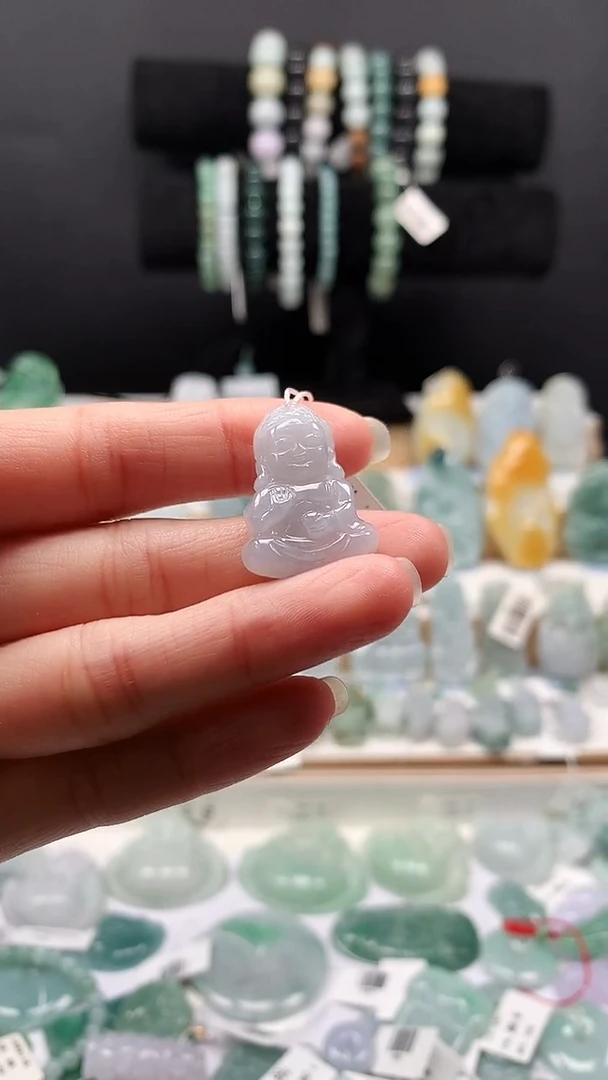 吊坠(不含链)未镶嵌翡翠36宝宝佛
