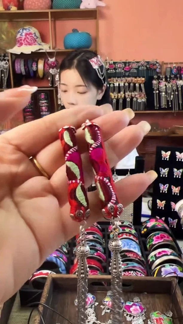 织绣艺枝独绣老绣饰品141