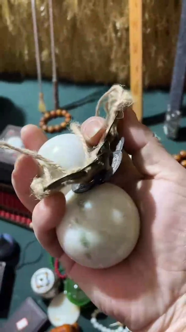 玉米福满专属链接  石头手把球  带一对串