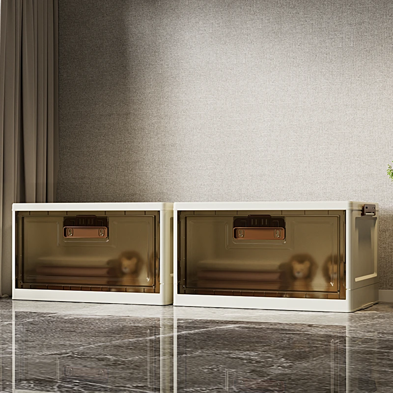 SM【50cm宽】家用可折叠收纳柜可移动多层储物柜免安装收纳柜