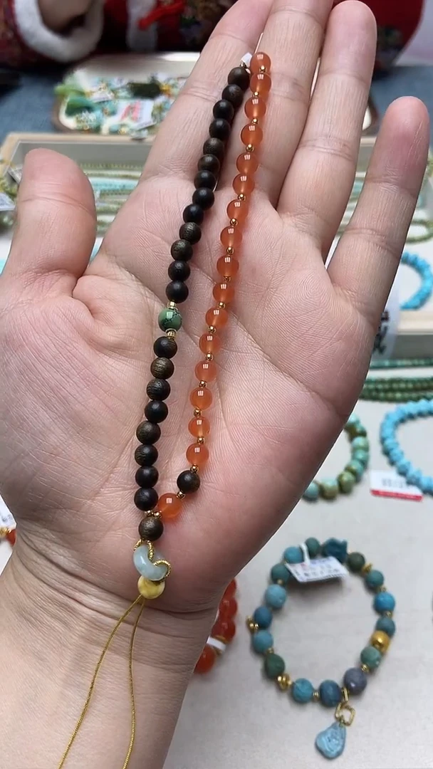 未镶嵌南红玛瑙挂件8