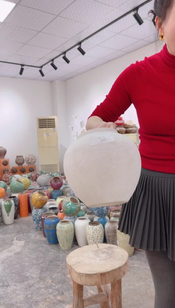 【闪购商品】瓶陶瓷花瓶 无花 微瑕zd393