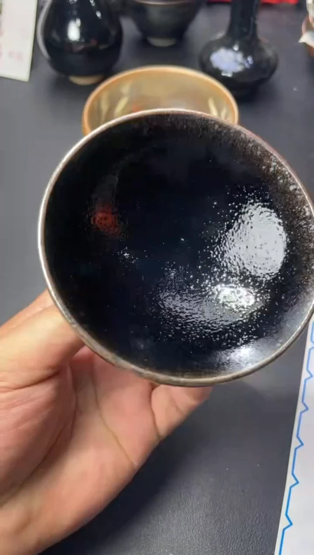 茶盏546（叶紫建盏叶紫