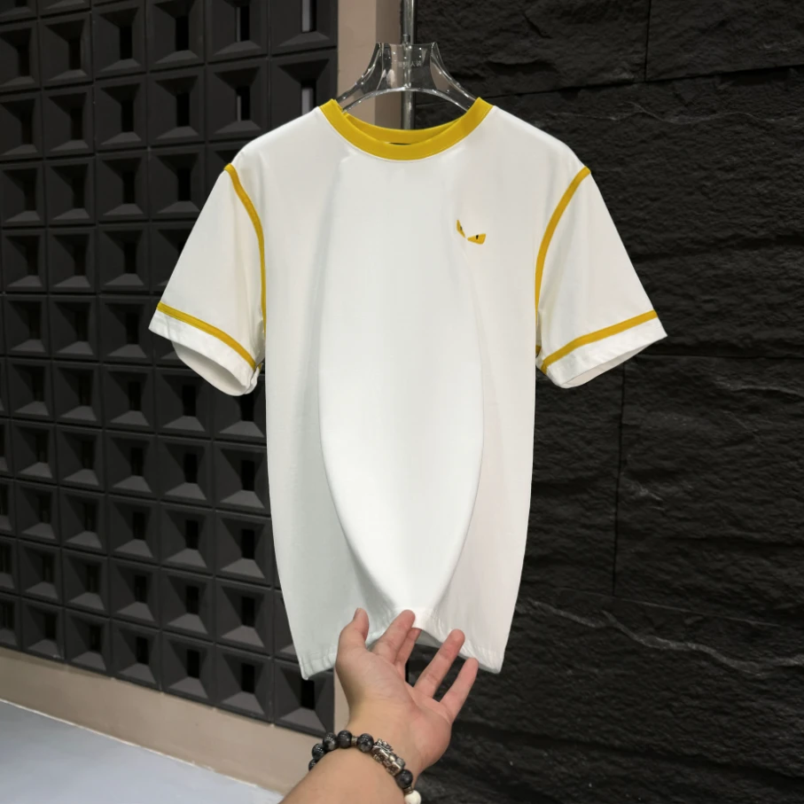 CB-A18299-潮牌轻奢夏季半袖圆领小眼睛时尚百搭休闲短袖