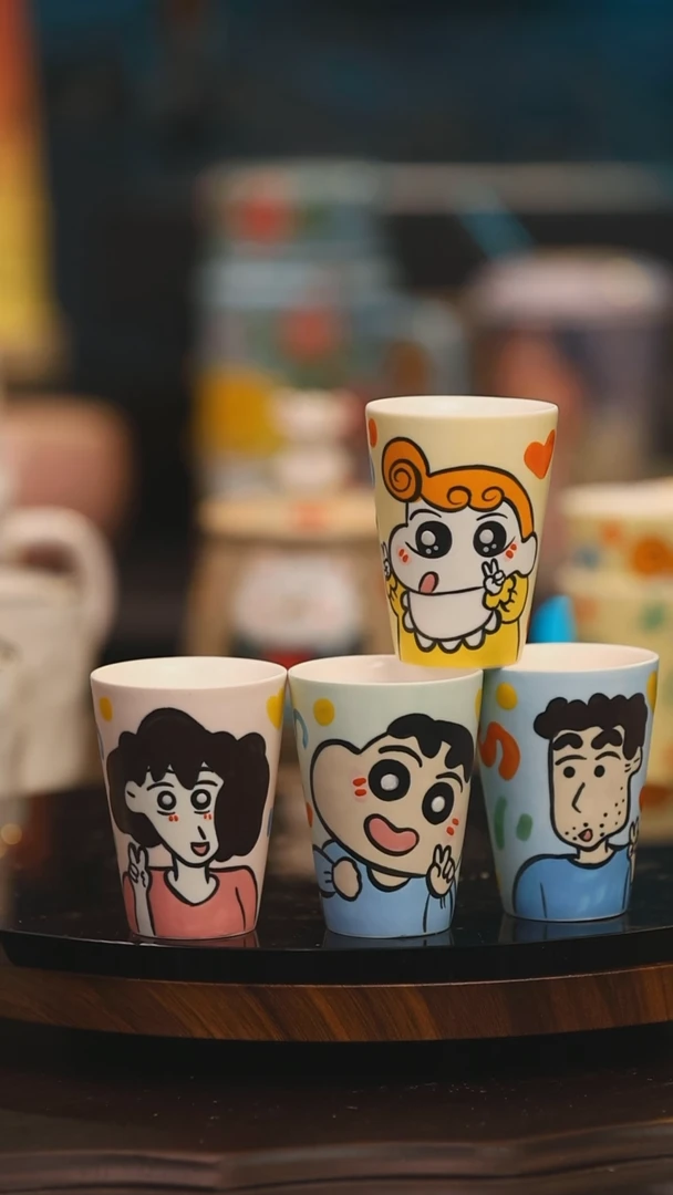 【闪购商品】杯子景德镇设计师釉下彩绘陶瓷