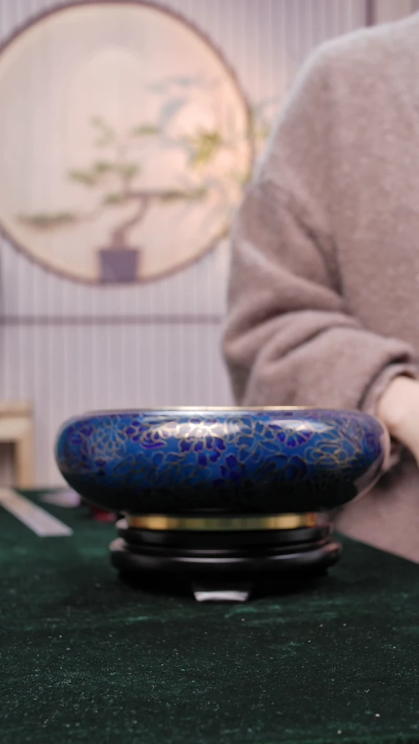 【闪购商品】非遗技艺 景泰蓝水洗蓝万花