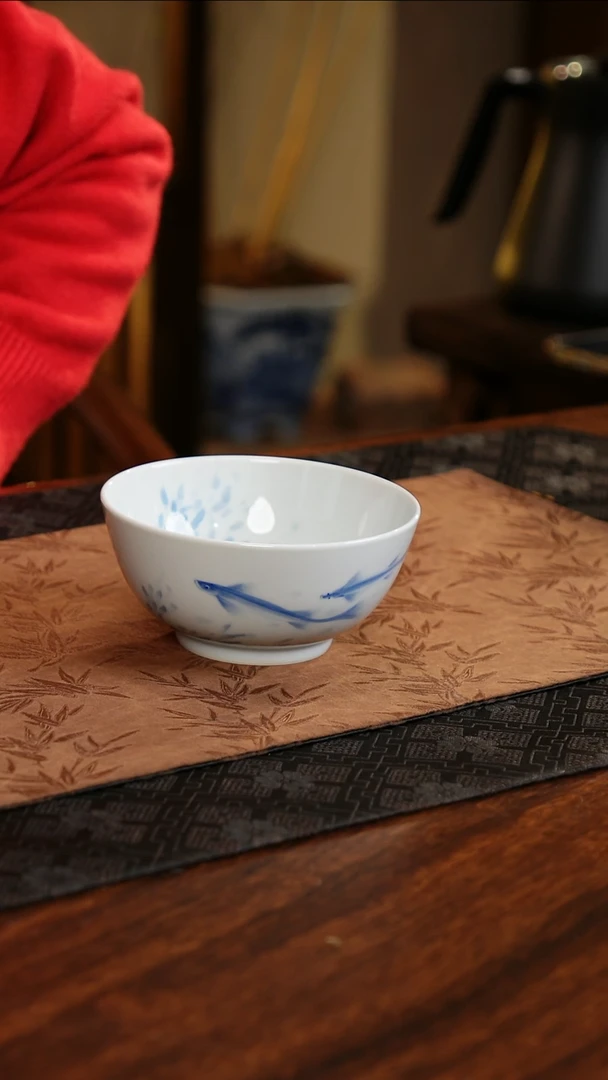 【闪购商品】碗青源器语双鱼拌面盘