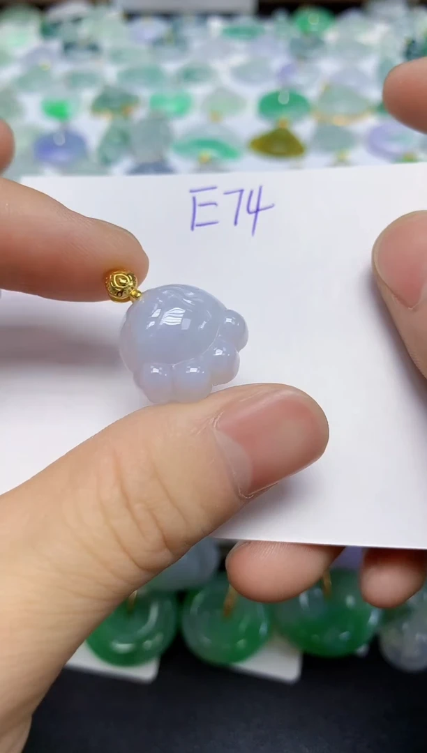 颈饰未镶嵌翡翠天然缅甸翡翠A货翡翠百元以上9元证书费自理