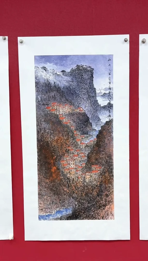 国画国画绘画山水花鸟
