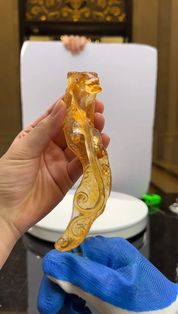 【闪购商品】摆件CML021螭龙艺术水晶琉璃摆件