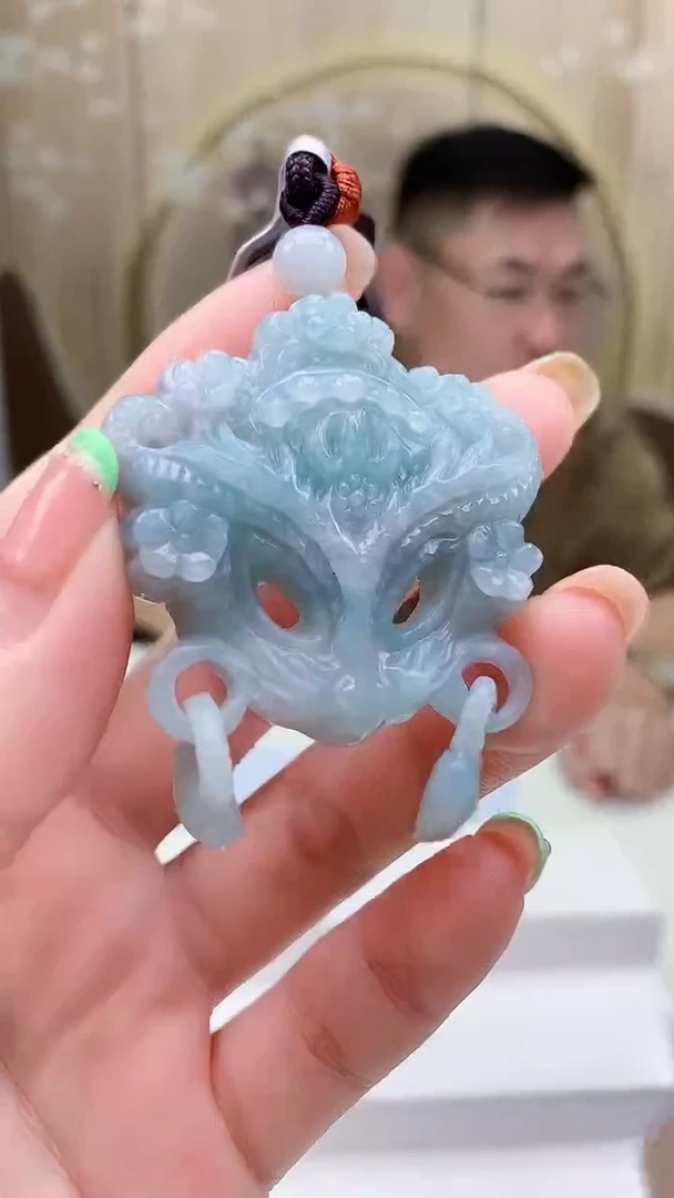 未镶嵌定制翡翠5153ry-毛货挂件26