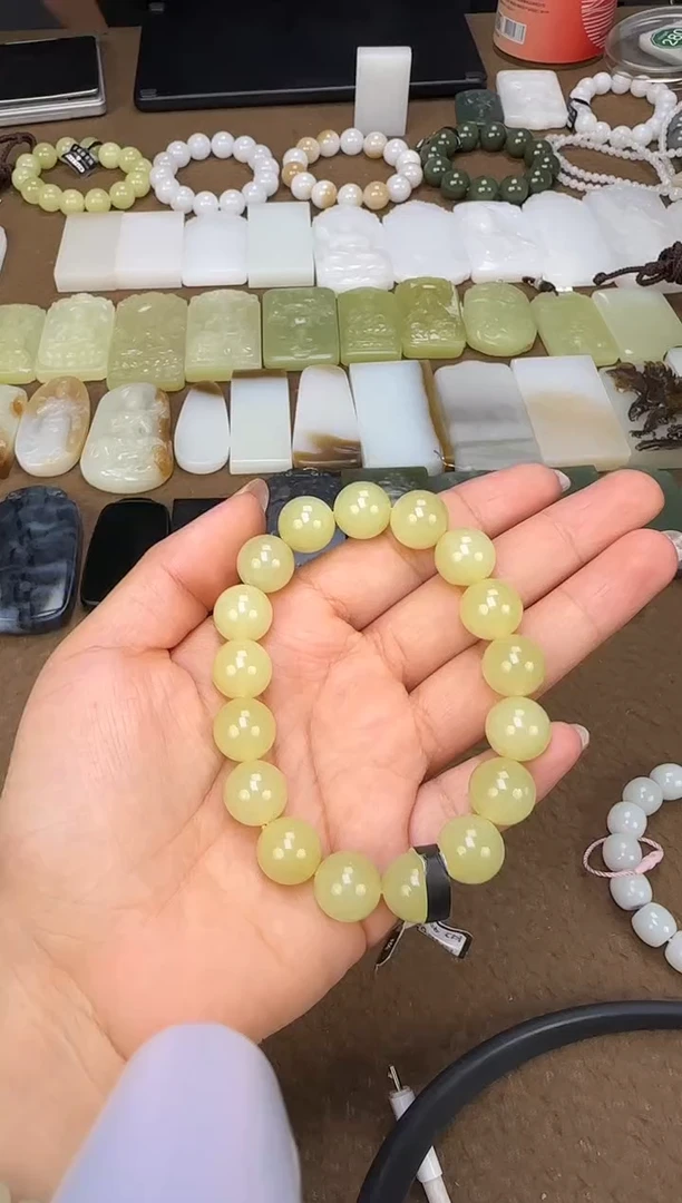 手串未镶嵌和田玉用****6手串