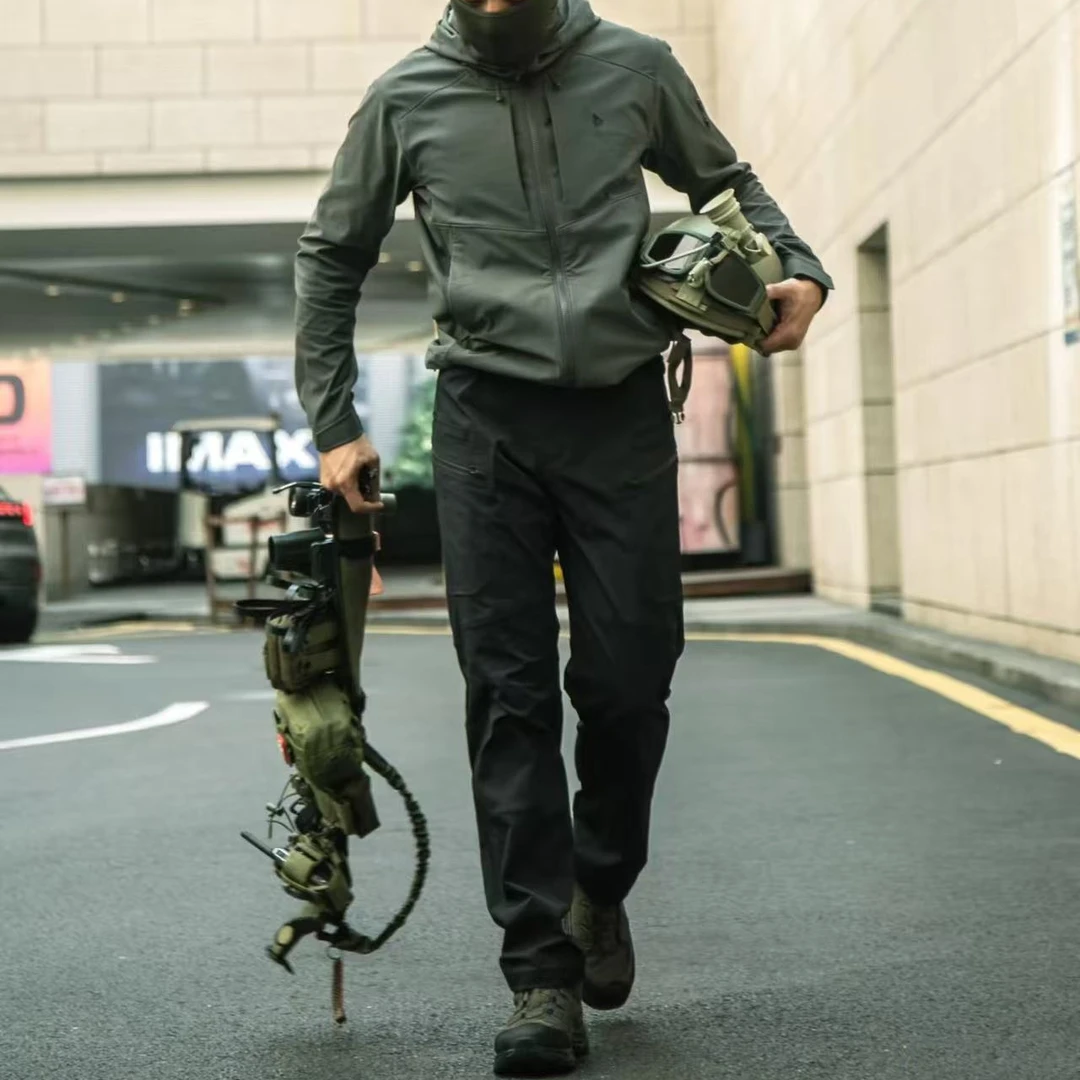 Gamm系秋冬加绒加厚锦纶六防冲锋裤城市机能户外运动登山裤直筒裤