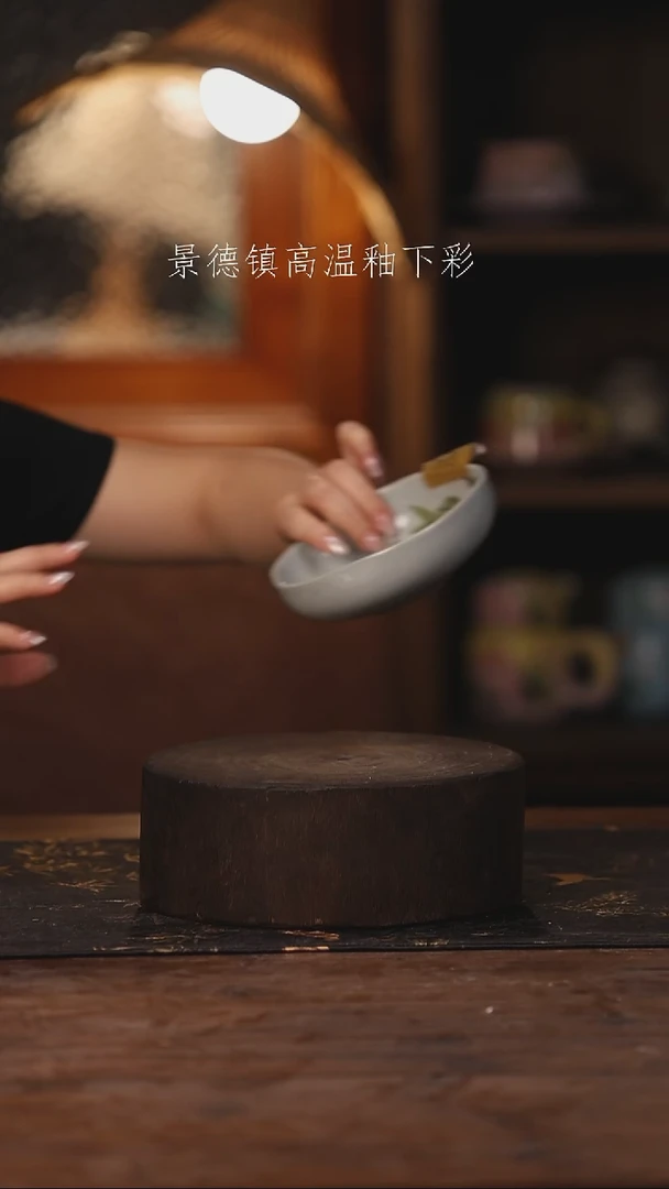 陶瓷景德镇高温釉下手绘陶瓷193