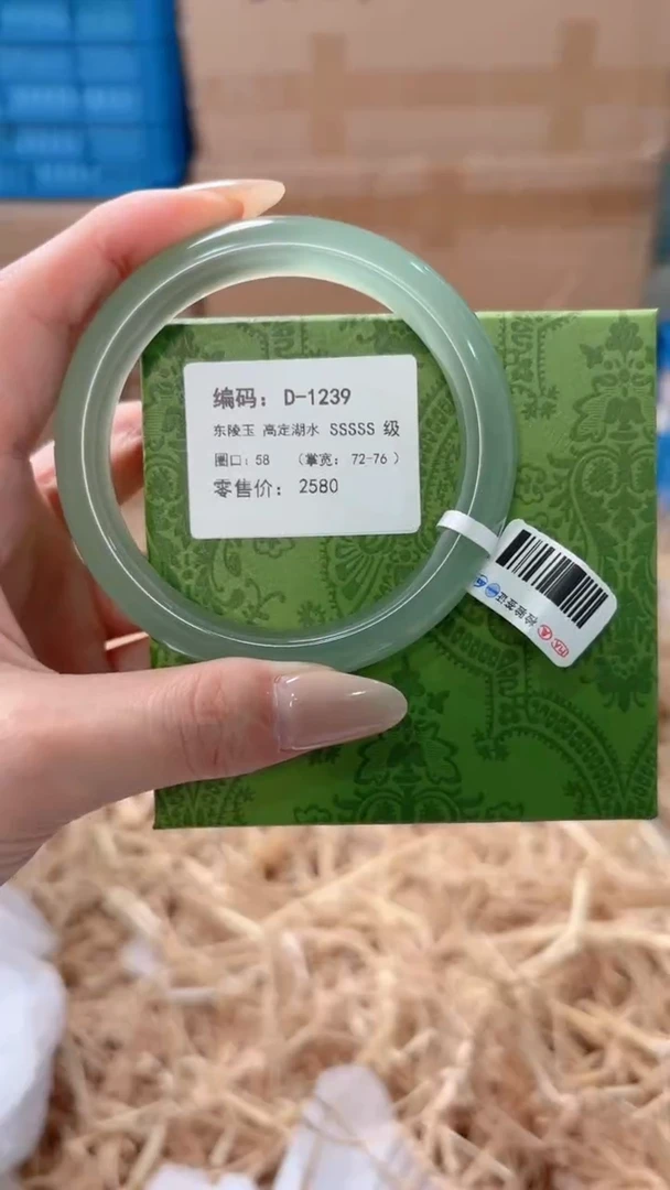 未镶嵌手镯石英质玉D-1239