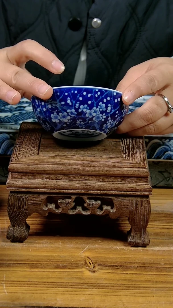 摆件景德镇陶瓷茶具茶杯摆件