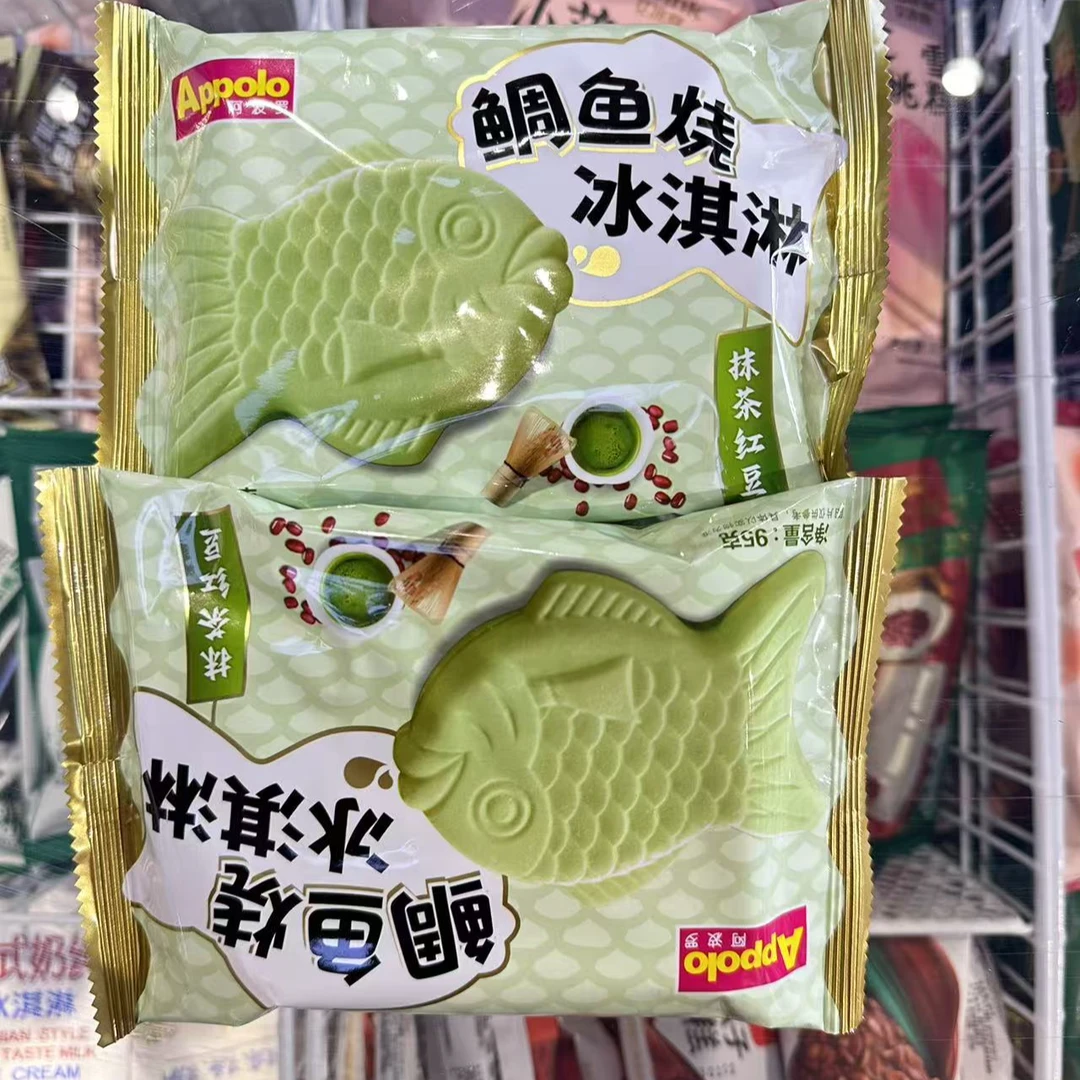 阿波罗鲷鱼烧抹茶红豆口味2支