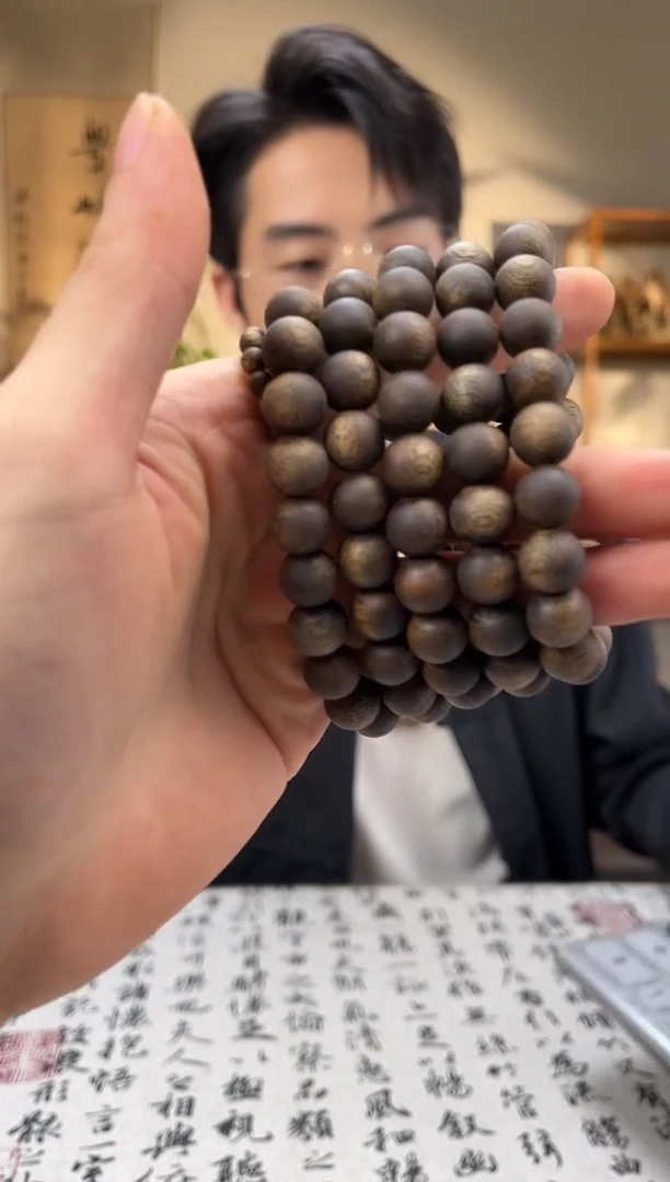 手串沉香1.0圆珠单圈手串 多样性发一