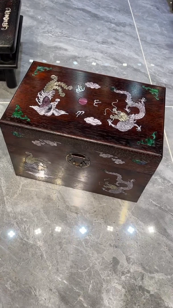 木龙凤呈祥收纳箱30