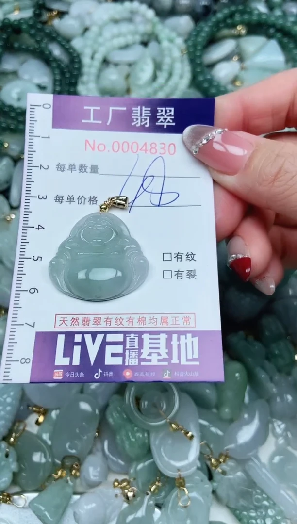 【闪购商品】翡翠吊坠(不含链)未镶嵌翡翠