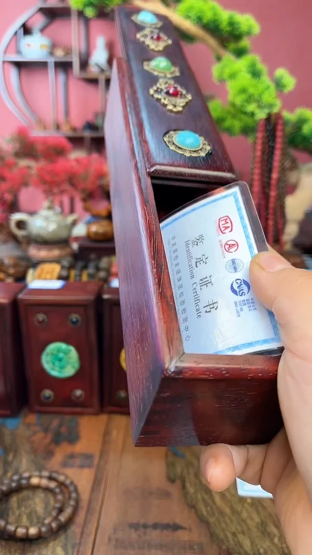 【闪购商品】木中之❤王妍妍批发9-红多圆0.8-木盒