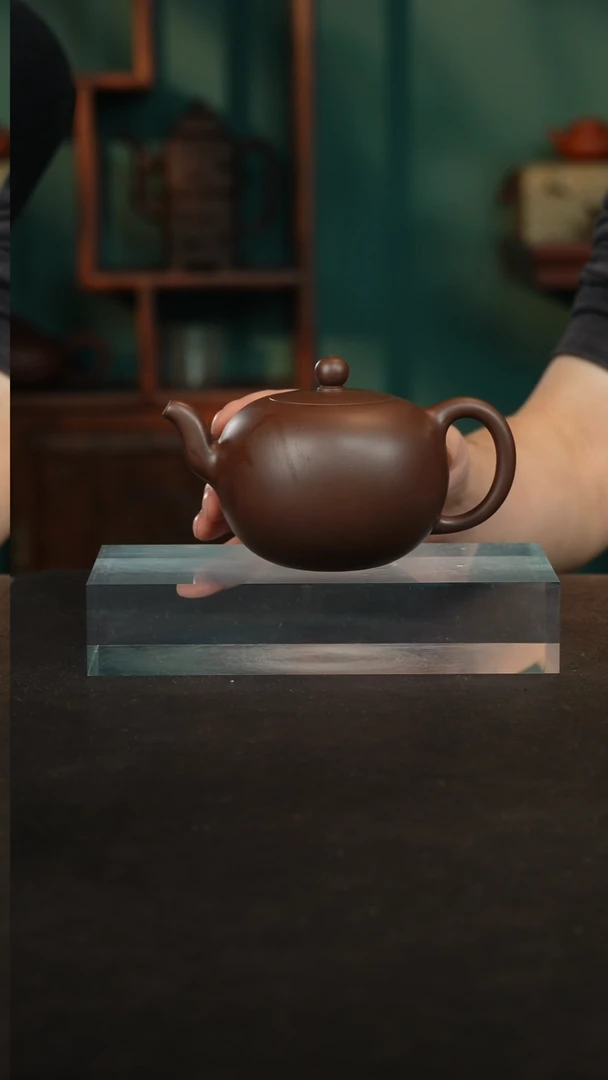 【闪购商品】紫砂茶壶12紫泥一粒珠