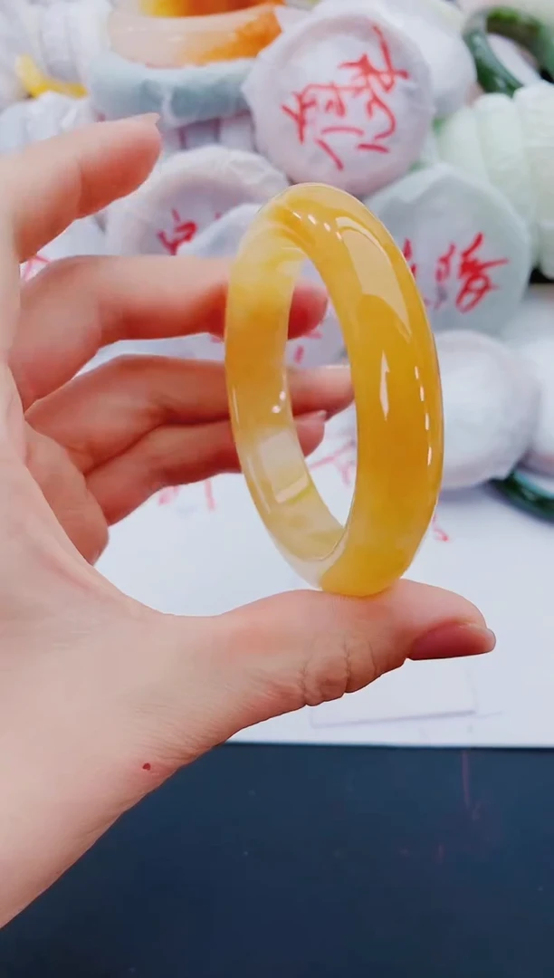 未镶嵌手镯石英质玉L77-53-54