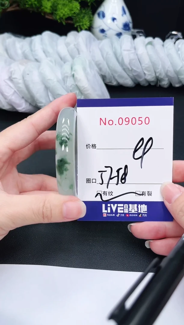 未镶嵌手镯翡翠9050