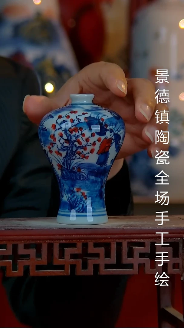 摆件景德镇陶瓷 全场手工手绘