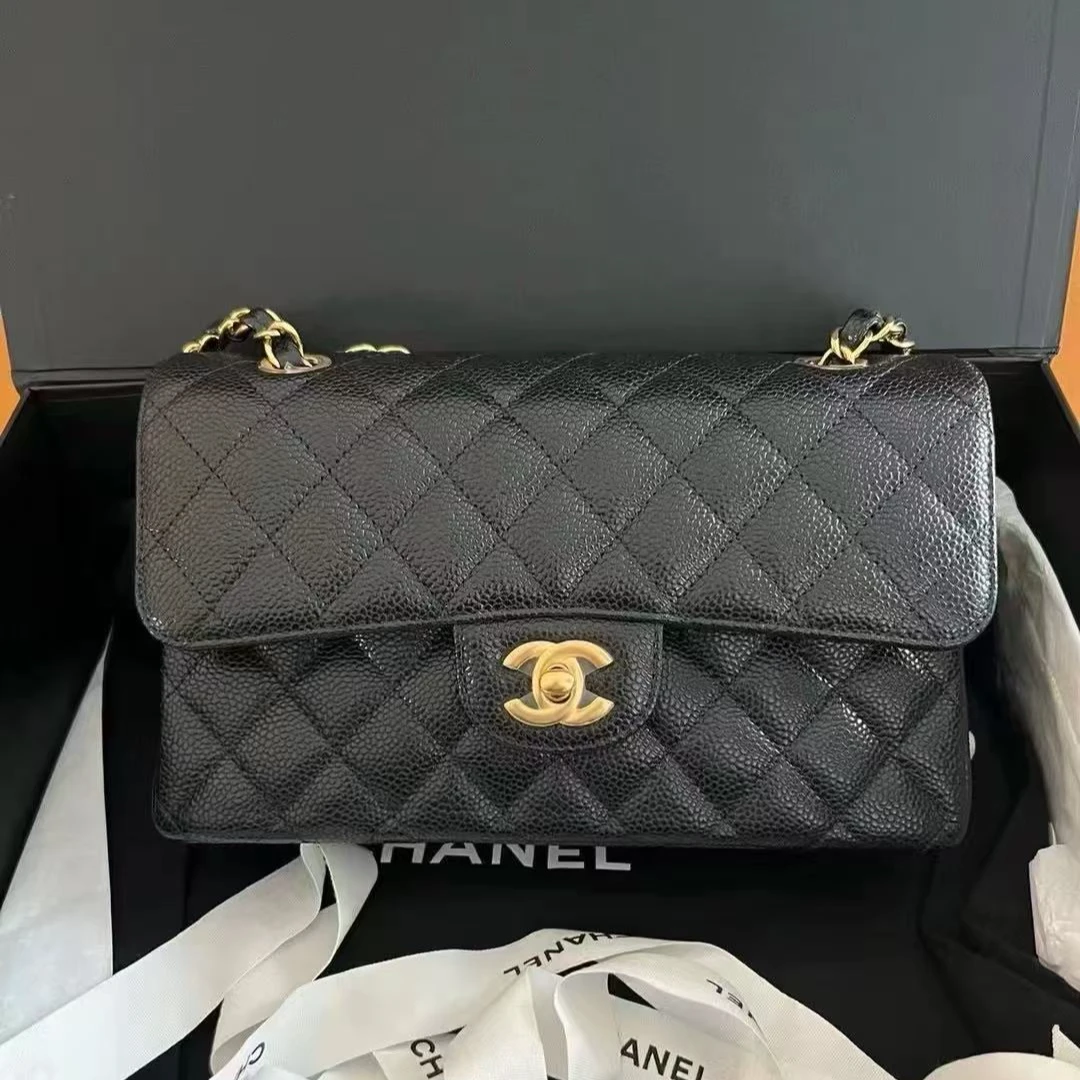 未使用 Chanel/香奈儿 香奈儿CF 中号 黑金 芯片款