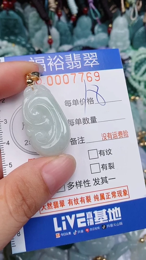 翡翠未镶嵌颈饰...0007769