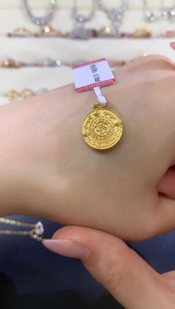 吊坠（不含链）18K金镶嵌钻石A314|多样性发货一件|1980