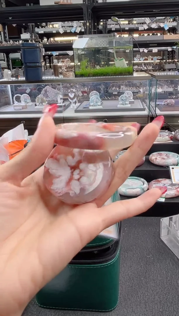 未镶嵌手镯石英质玉瑾圈口（赠品镯心）